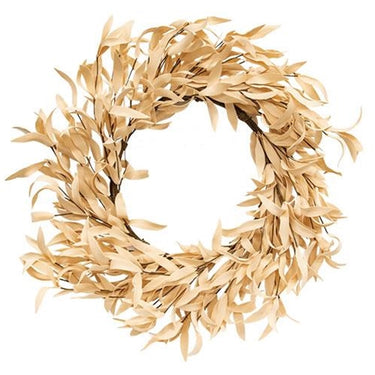 Buttercup Herb Leaves Wreath, 24